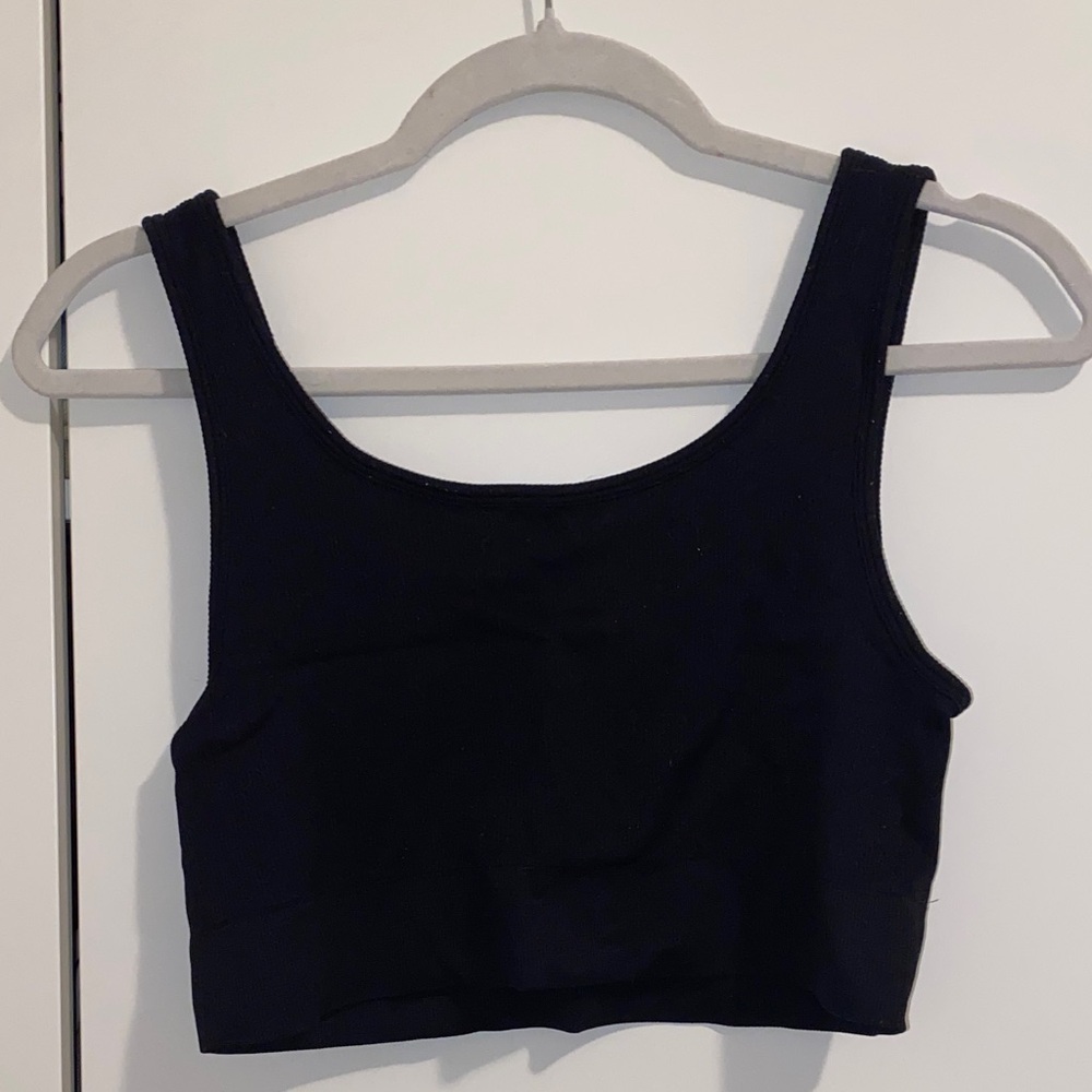 Aritzia Black Bra Top